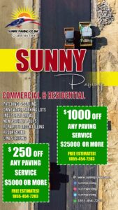 Sunny Paving Discount